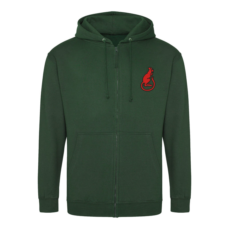 7th Armoured Division Zipped Hoodie