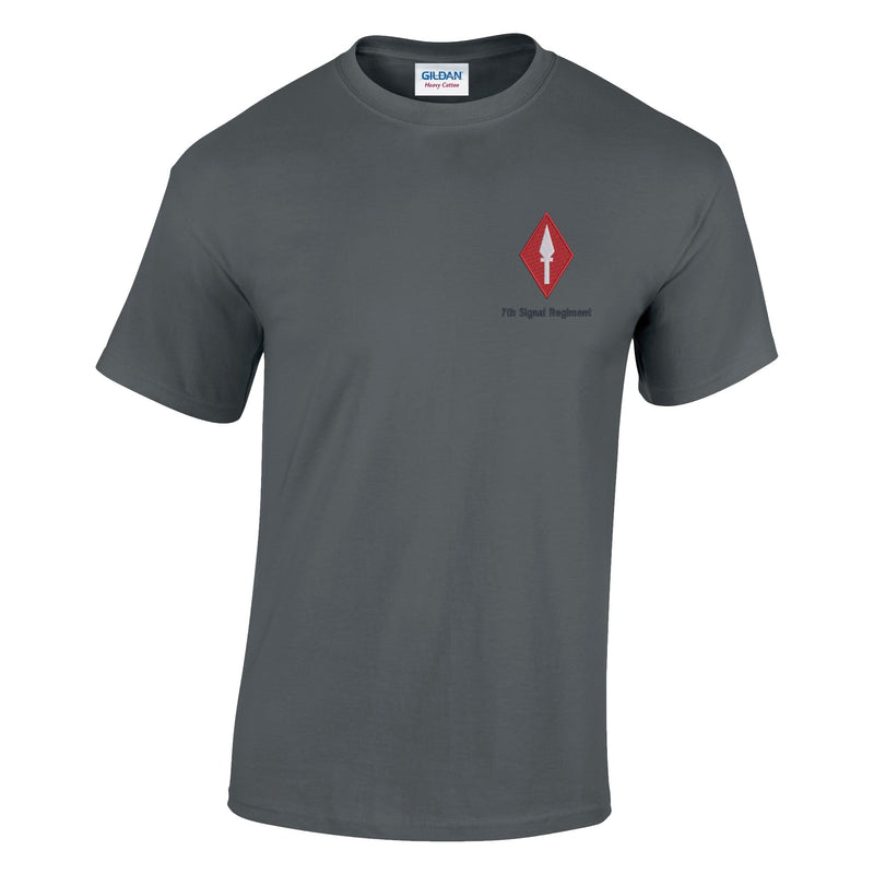 7th Signal Regiment (Corps Main) Cotton T-Shirt