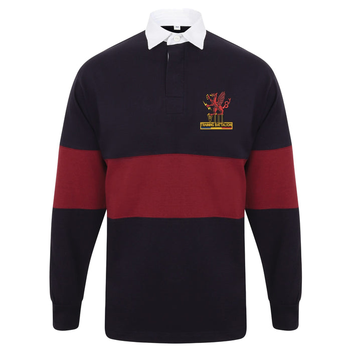8 Training Battalion REME Long Sleeve Panelled Rugby Shirt — The ...