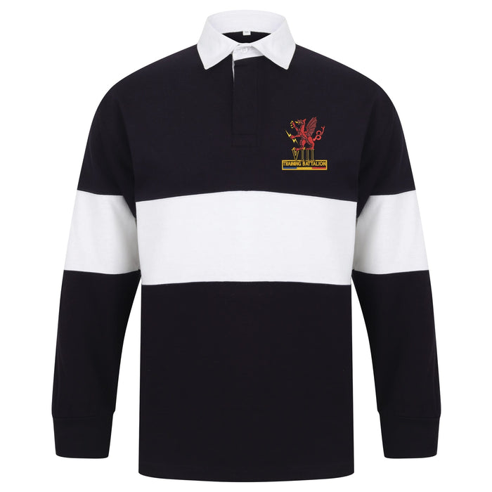 8 Training Battalion REME Long Sleeve Panelled Rugby Shirt — The ...