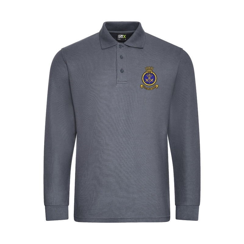 800 Naval Air Squadron Long Sleeve Polo Shirt