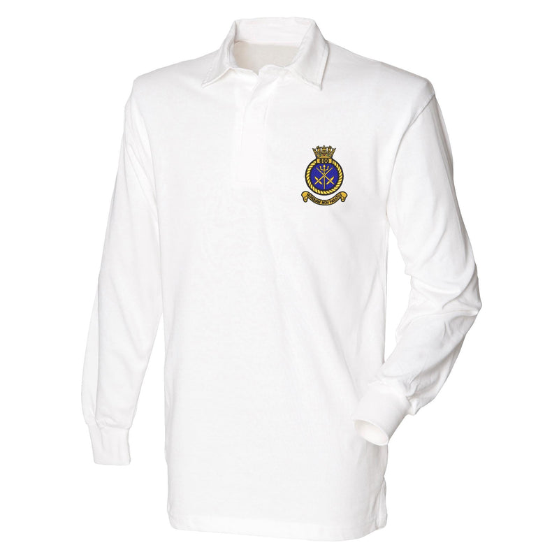800 Naval Air Squadron Front Row Long Sleeve Rugby Shirt