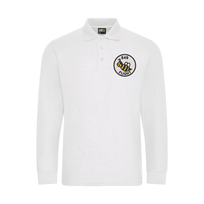 849 Squadron Flight B Long Sleeve Polo Shirt