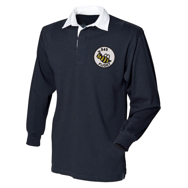 849 Squadron Flight B Long Sleeve Rugby Shirt
