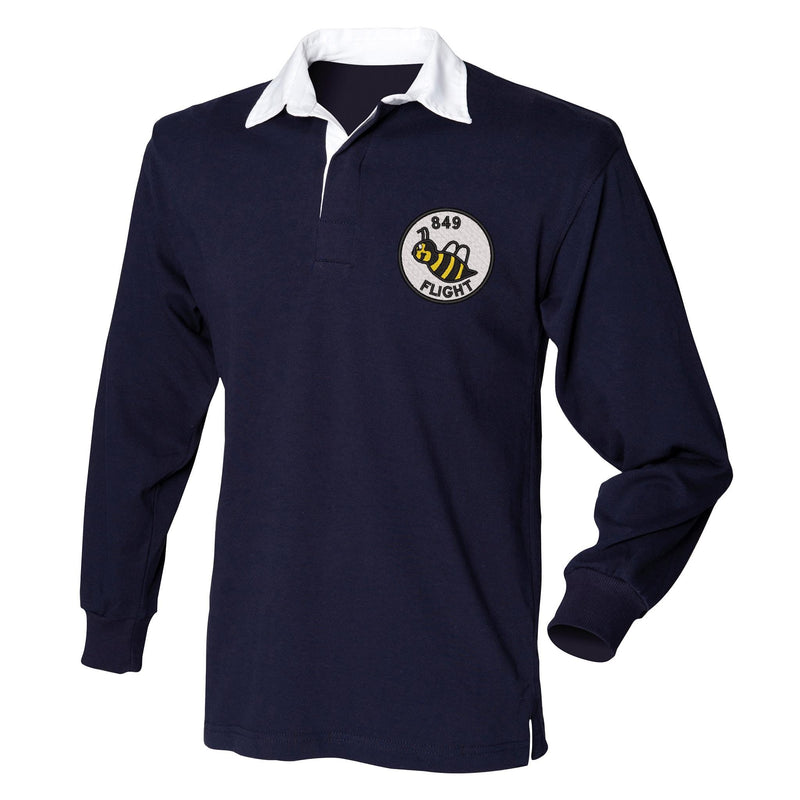 849 Squadron Flight B Long Sleeve Rugby Shirt