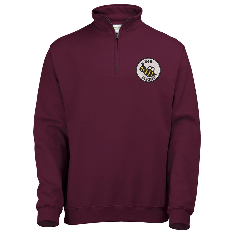 849 Squadron Flight B 1/4 Zip Sweatshirt