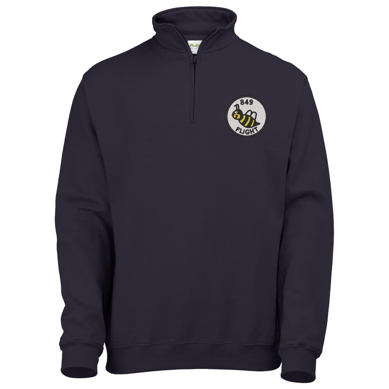 849 Squadron Flight B 1/4 Zip Sweatshirt