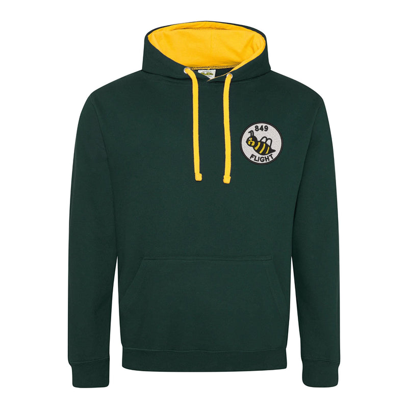 849 Squadron Flight B Varsity Contrast Hoodie