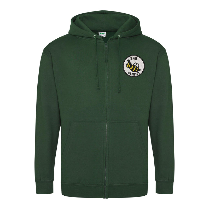 849 Squadron Flight B Zipped Hoodie