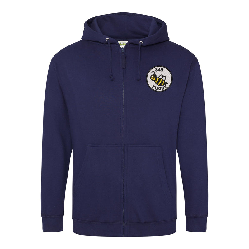 849 Squadron Flight B Zipped Hoodie