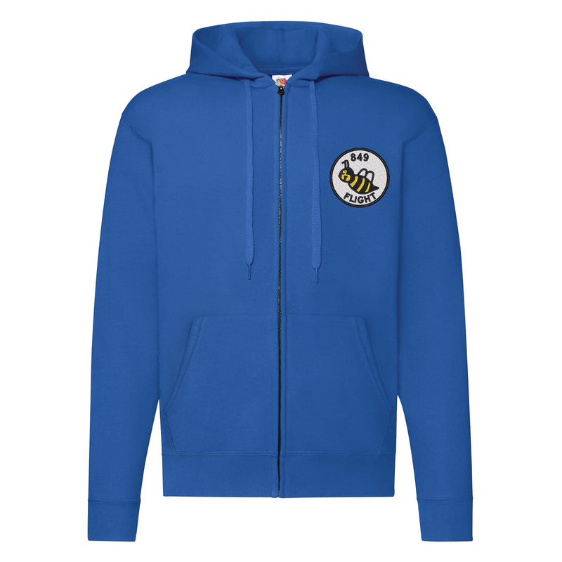 849 Squadron Flight B Zipped Hoodie