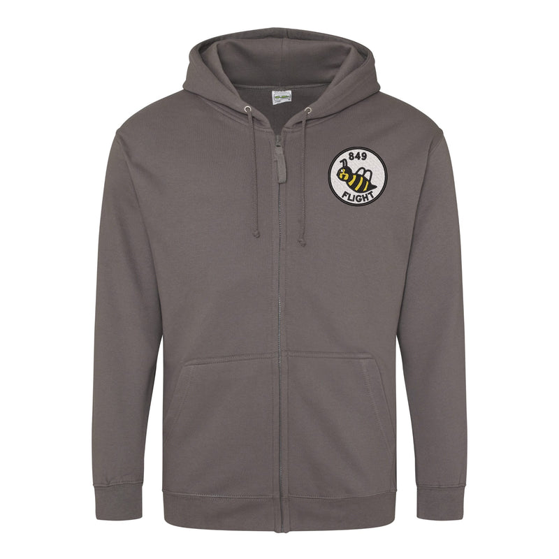 849 Squadron Flight B Zipped Hoodie