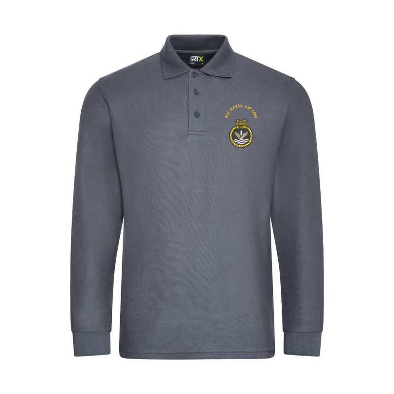 892 Naval Air Squadron Long Sleeve Polo Shirt