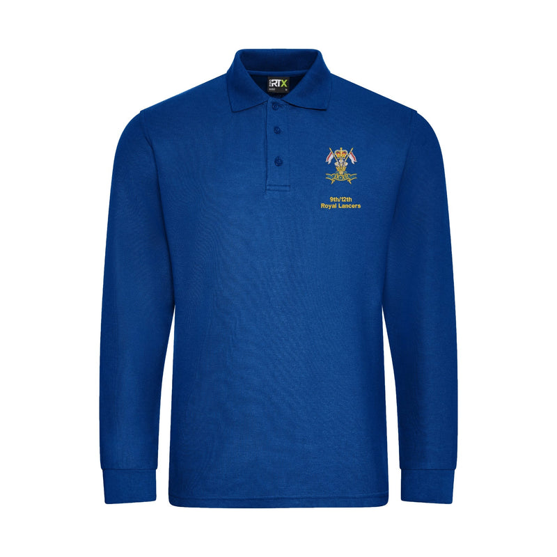 9th-12th Royal Lancers Long Sleeve Polo Shirt
