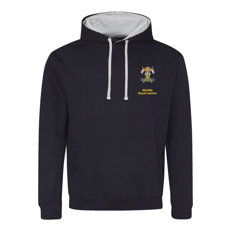 9th-12th Royal Lancers Varsity Contrast Hoodie