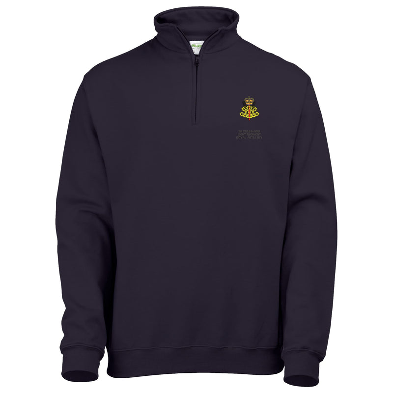 95 Commando Light Regiment Royal Artillery Quarter Zip Sweatshirt