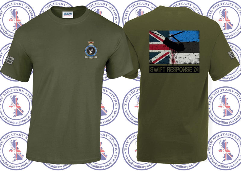 Joint Helicopter Command Swift Response 24 Cotton T-Shirt