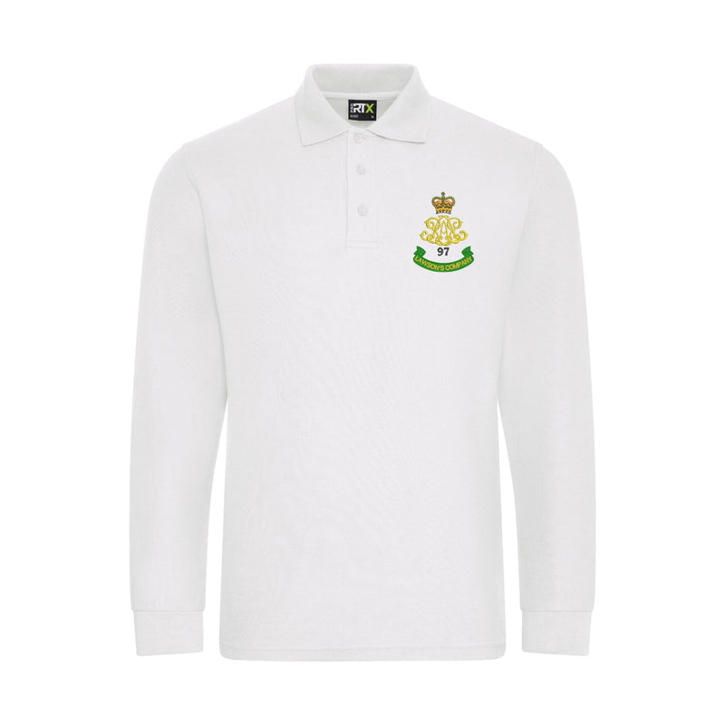 97 Battery (Lawson's Company) Royal Artillery Long Sleeve Polo Shirt