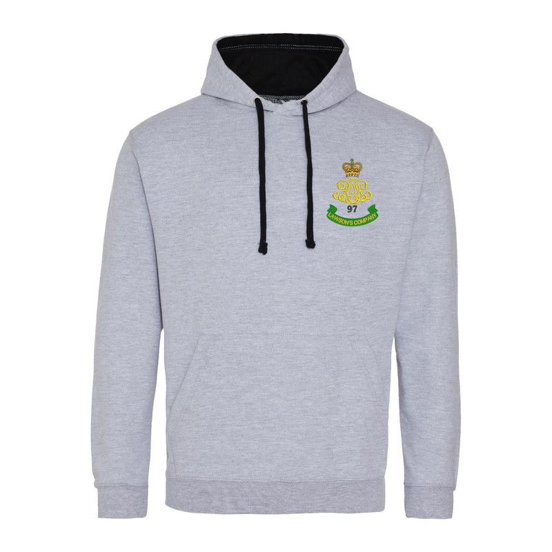 97 Battery (Lawson's Company) Royal Artillery Varsity Contrast Hoodie