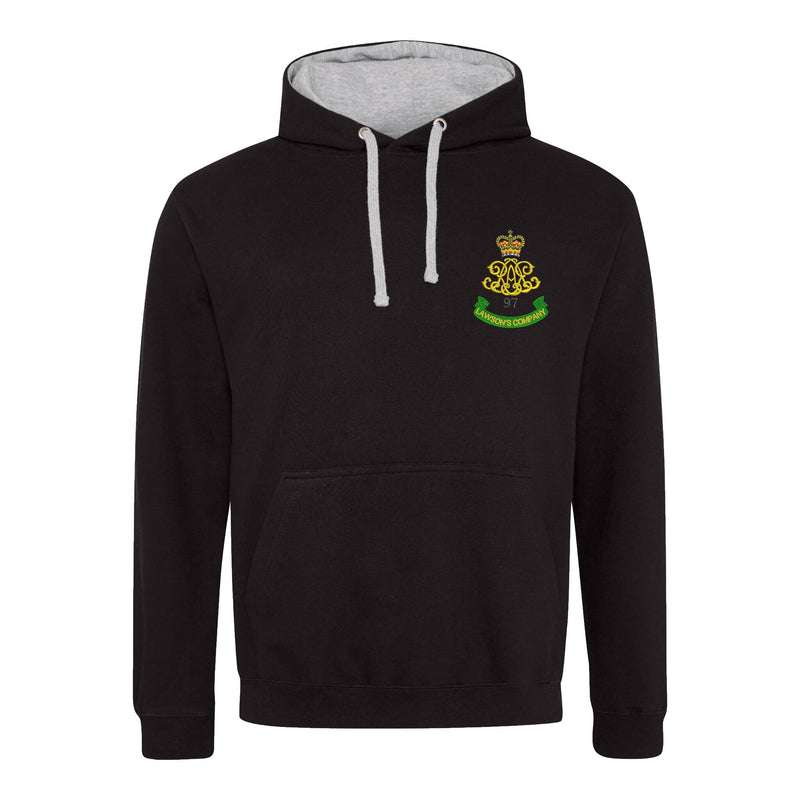 97 Battery (Lawson's Company) Royal Artillery Varsity Contrast Hoodie