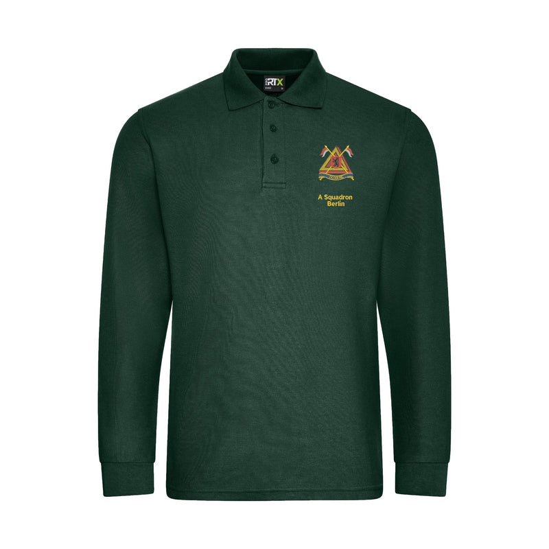 9th/12th Royal Lancers A Squadron Berlin Long Sleeve Polo Shirt