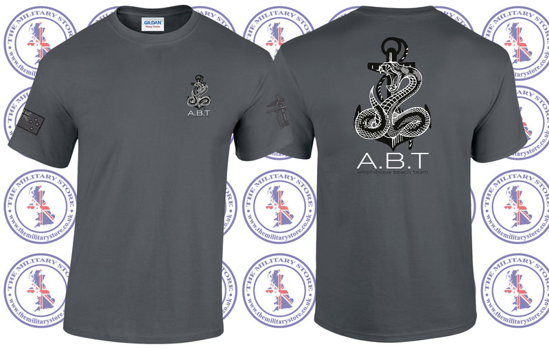 52 Platoon Amphibious Beach Team Polyester T-Shirt (Both Sleeves Emb.)