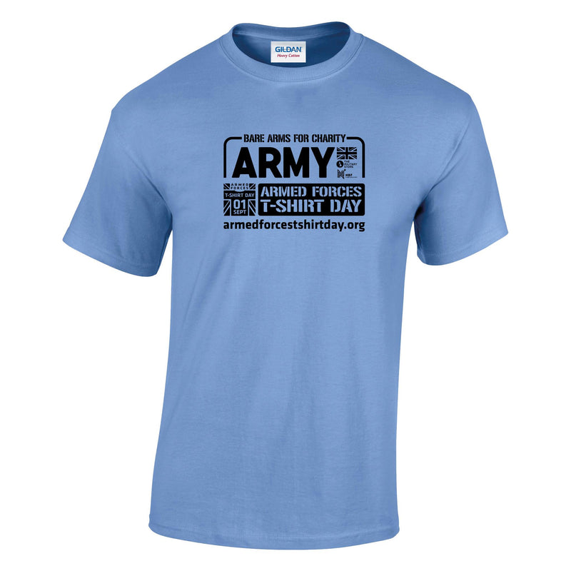 Armed Forces T-Shirt Day 2026 - Army Cotton T-Shirt (Black Print)