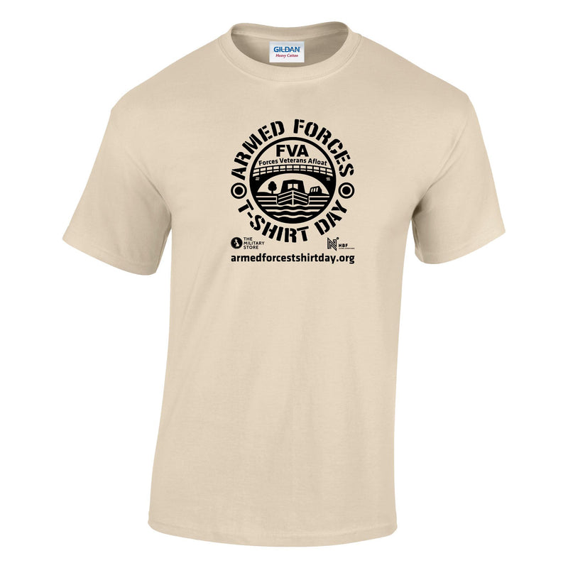 Armed Forces T-Shirt Day 2026 - Afloat Cotton T-Shirt (Black Print)