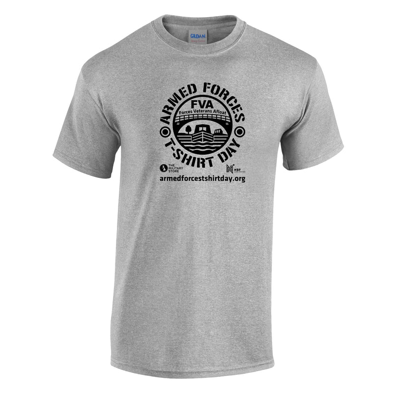 Armed Forces T-Shirt Day 2026 - Afloat Cotton T-Shirt (Black Print)