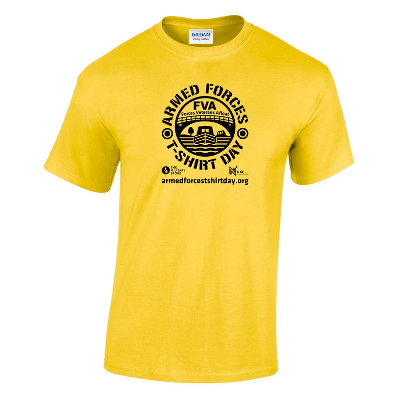 Armed Forces T-Shirt Day 2026 - Afloat Cotton T-Shirt (Black Print)