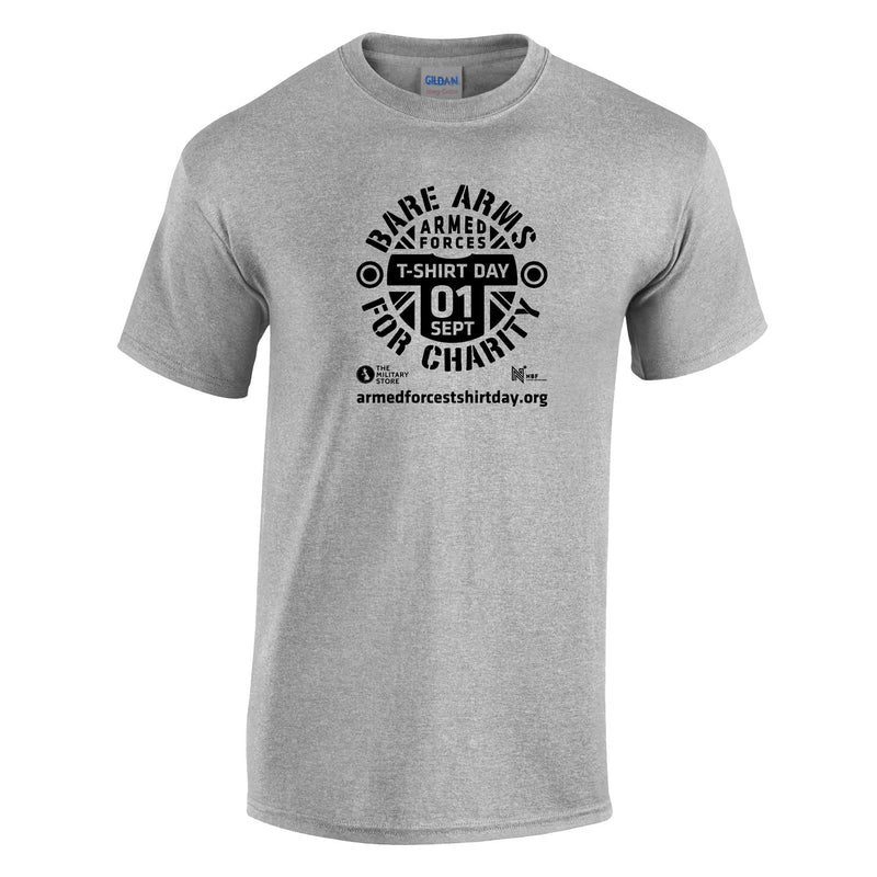 Armed Forces T-Shirt Day 2026 - Classic Cotton T-Shirt (Black Print)