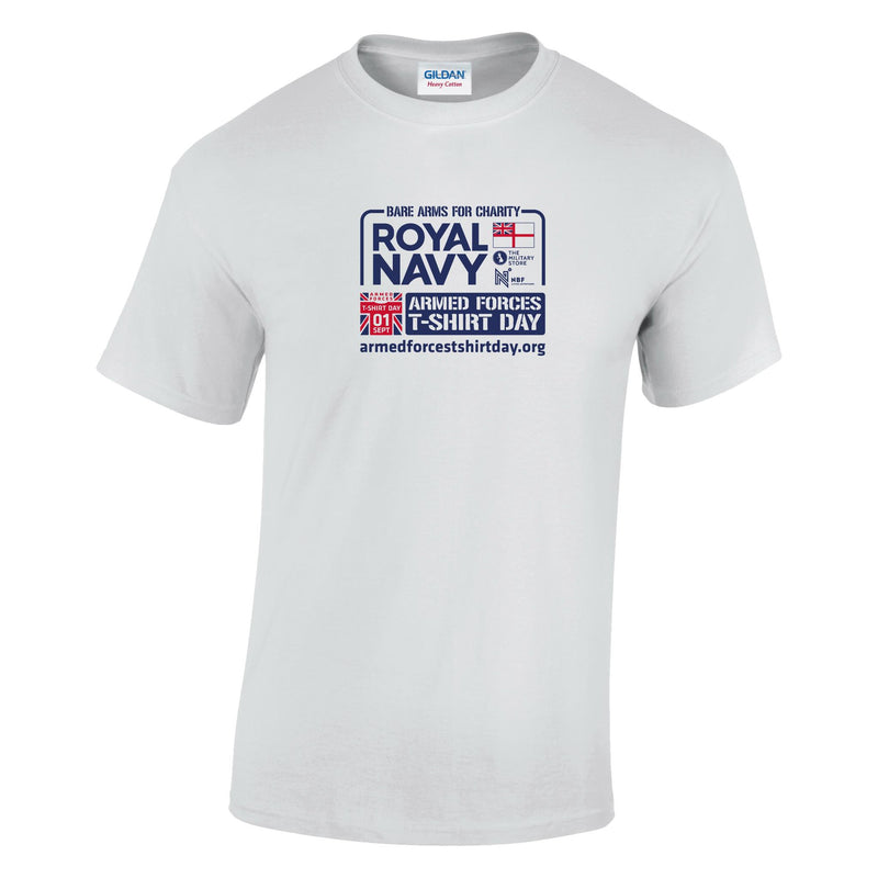 Armed Forces T-Shirt Day 2026 - Royal Navy Cotton T-Shirt (Colour Print)