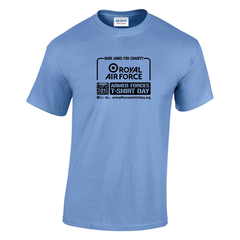 Armed Forces T-Shirt Day 2026 - Royal Air Force Cotton T-Shirt (Black Print)