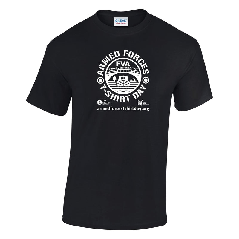 Armed Forces T-Shirt Day 2026 - Afloat Cotton T-Shirt (White Print)