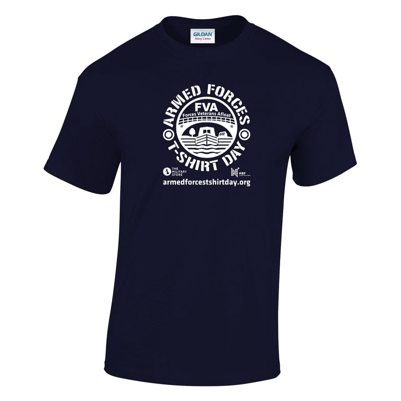 Armed Forces T-Shirt Day 2026 - Afloat Cotton T-Shirt (White Print)