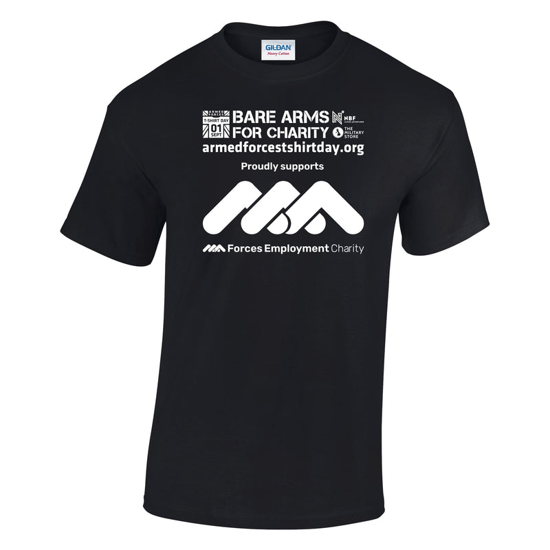 Armed Forces T-Shirt Day 2025 - 'Chosen White' Logo Cotton T-Shirt