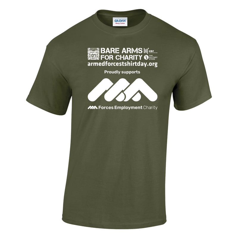 Armed Forces T-Shirt Day 2025 - 'Chosen White' Logo Cotton T-Shirt