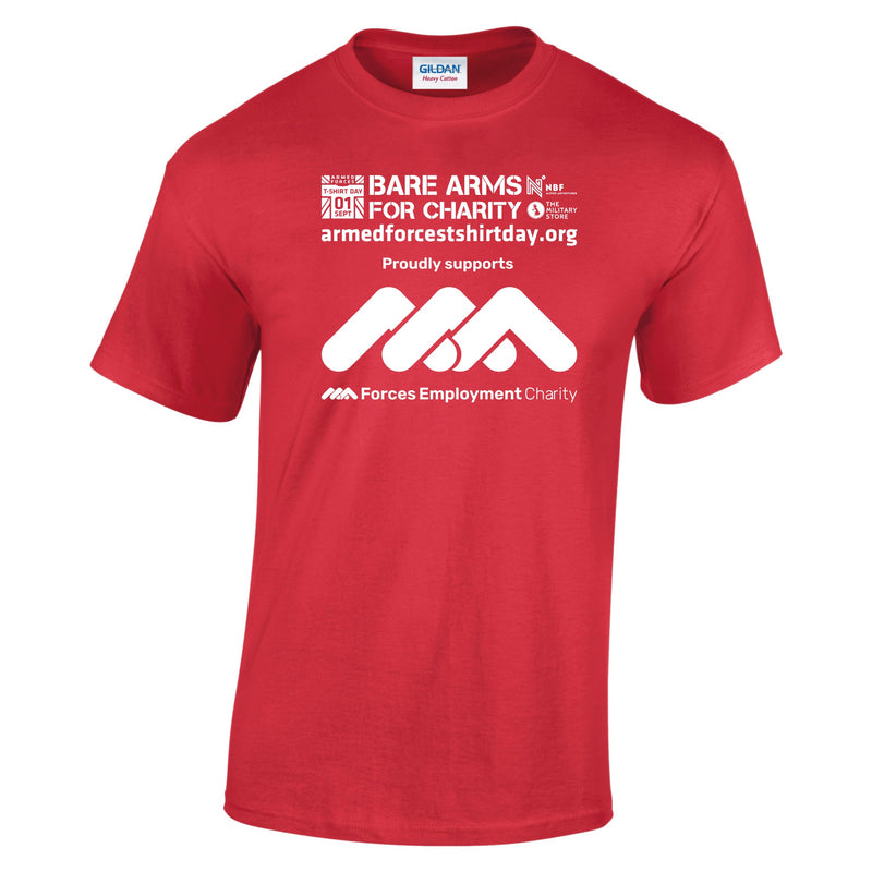 Armed Forces T-Shirt Day 2025 - 'Chosen White' Logo Cotton T-Shirt