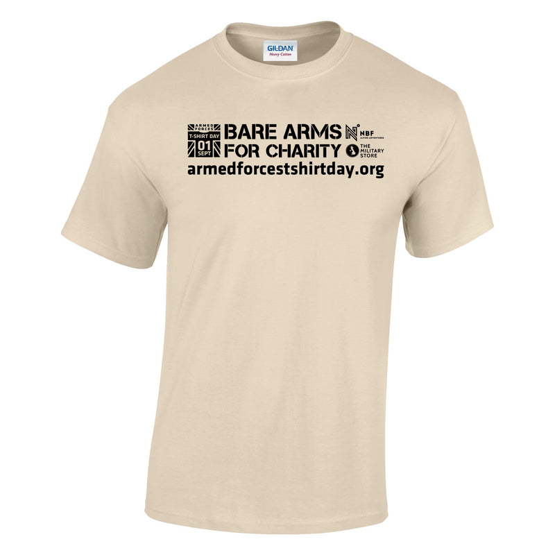 Armed Forces T-Shirt Day 2025 - 'Classic Black Logo' Cotton T-Shirt