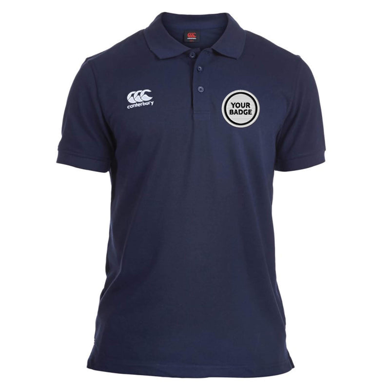 Canterbury Rugby Polo - Choose Your Badge