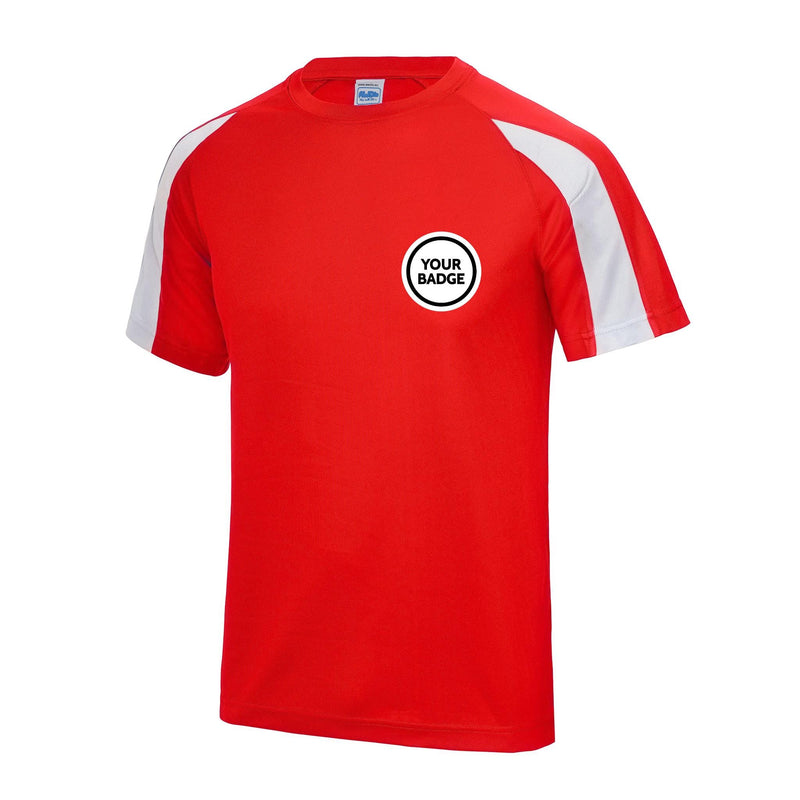 United States Military Contrast Polyester T-Shirt