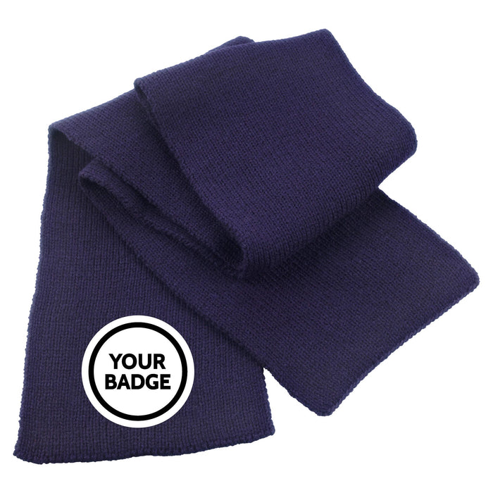 Heavy Knit Scarf - Choose Your Badge