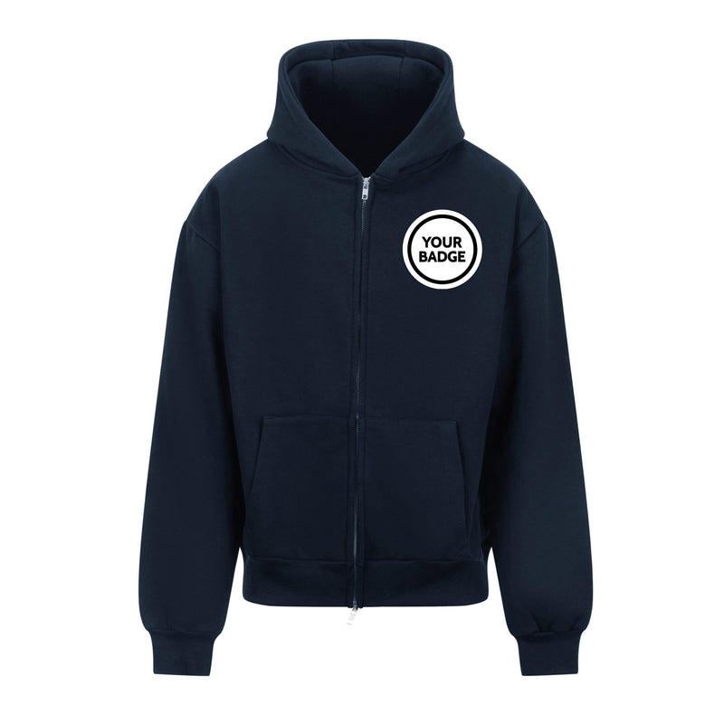 Heavyweight Zipped Hoodie - Choose Your Badge