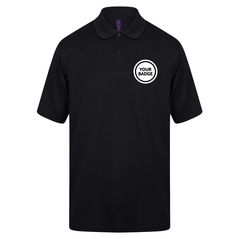 Polyester Polo Shirt - Choose Your Badge