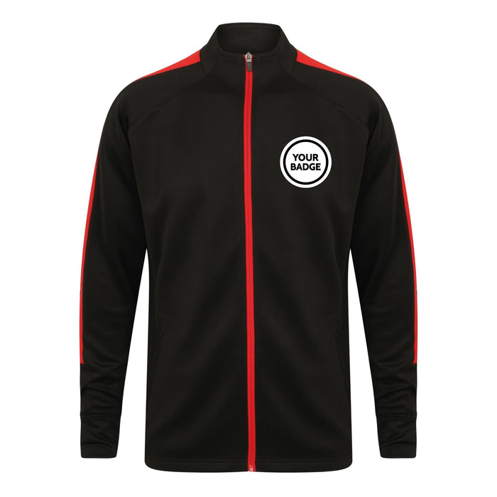 Knitted Tracksuit Top - Choose Your Badge