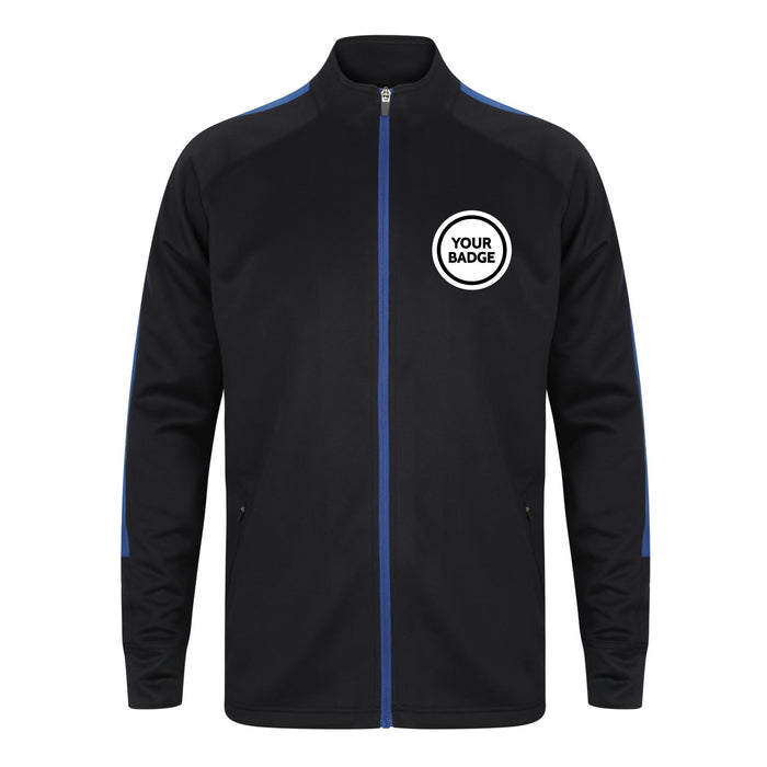 Knitted Tracksuit Top - Choose Your Badge