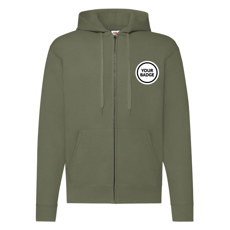 Zipped Hoodie - Choose Your Badge
