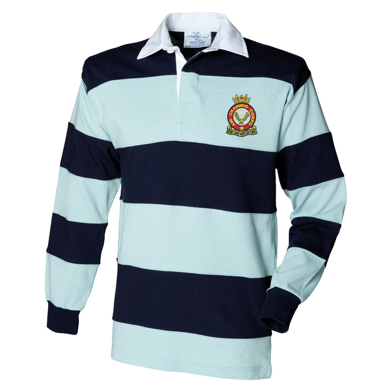 Air Training Corps Front Row Sewn Stripe Long Sleeve Rugby Shirt
