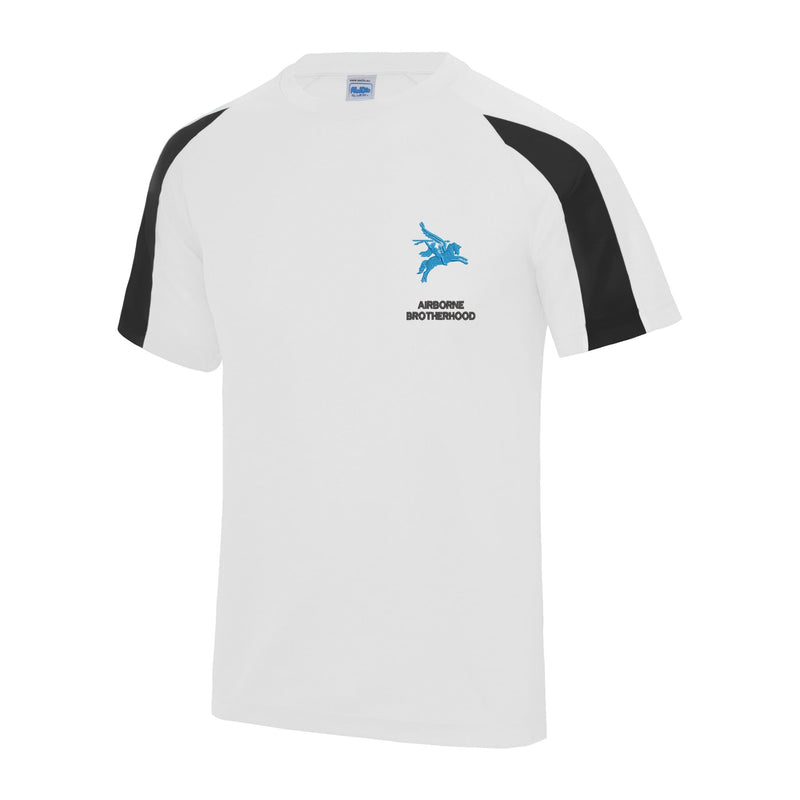 Airborne Brotherhood Contrast Polyester T-Shirt