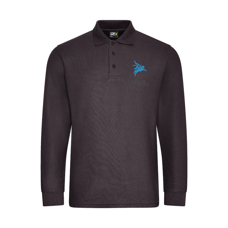 Airborne Brotherhood Long Sleeve Polo Shirt